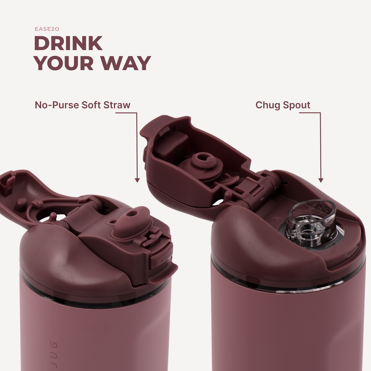 Ease2o 40oz - CANYON ROSE